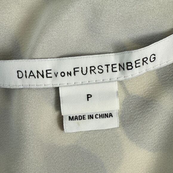 Diane von Furstenberg DVF Robyn Silk Batwing Short Sleeve Blouse Top Women's P - Picture 5 of 11